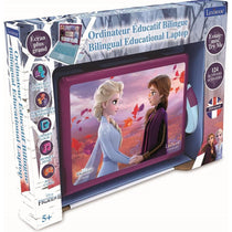 Lexibook Disney Frozen II Bilingual Educational Laptop With 124 Activites - Blue/Purple