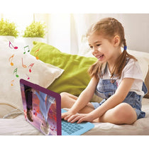 Lexibook Disney Frozen II Bilingual Educational Laptop With 124 Activites - Blue/Purple
