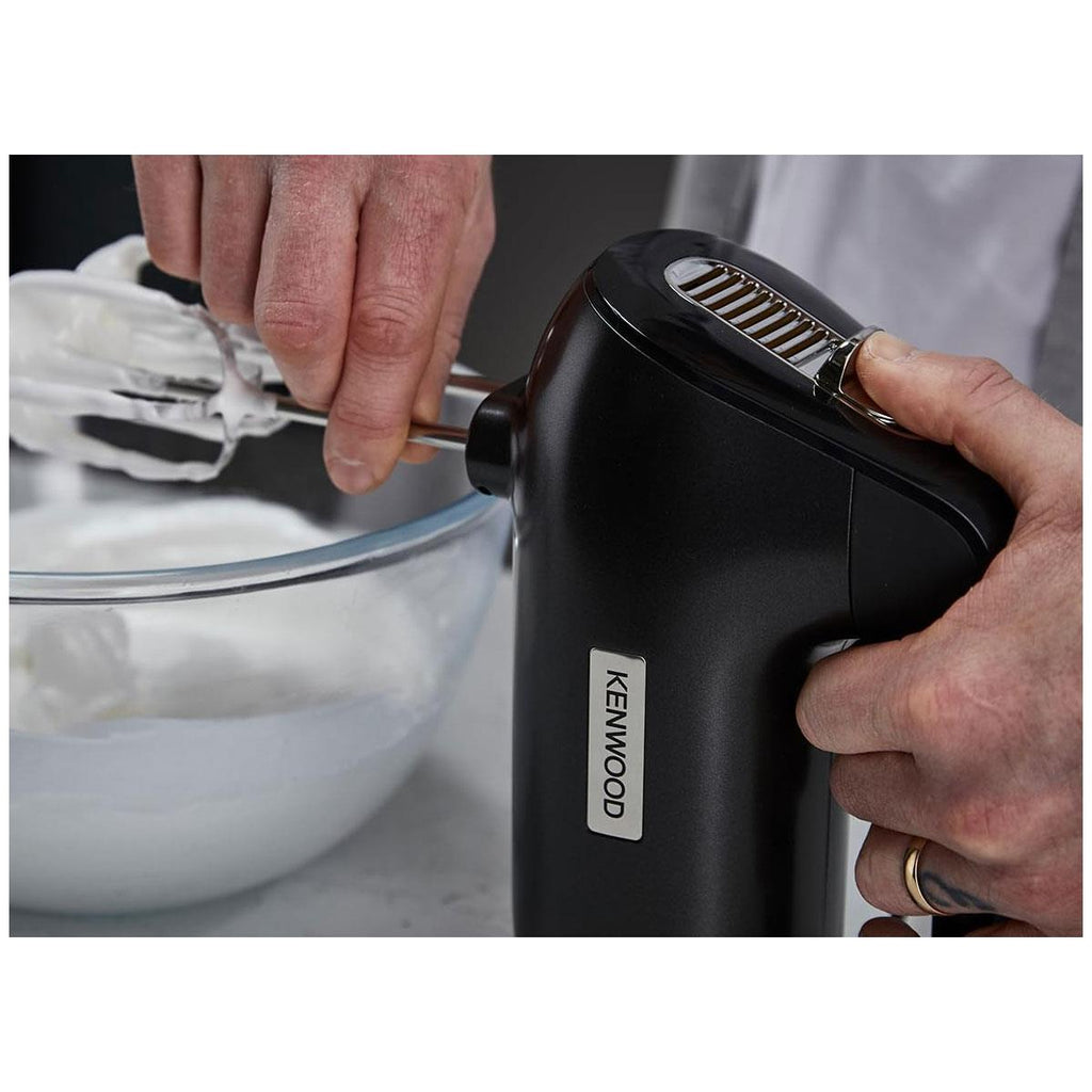 Kenwood QuickMix+ Hand Mixer With Variable Speed & Pulse Function Stainless Steel Beaters 650W - Black