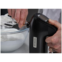 Kenwood QuickMix+ Hand Mixer With Variable Speed & Pulse Function Stainless Steel Beaters 650W - Black
