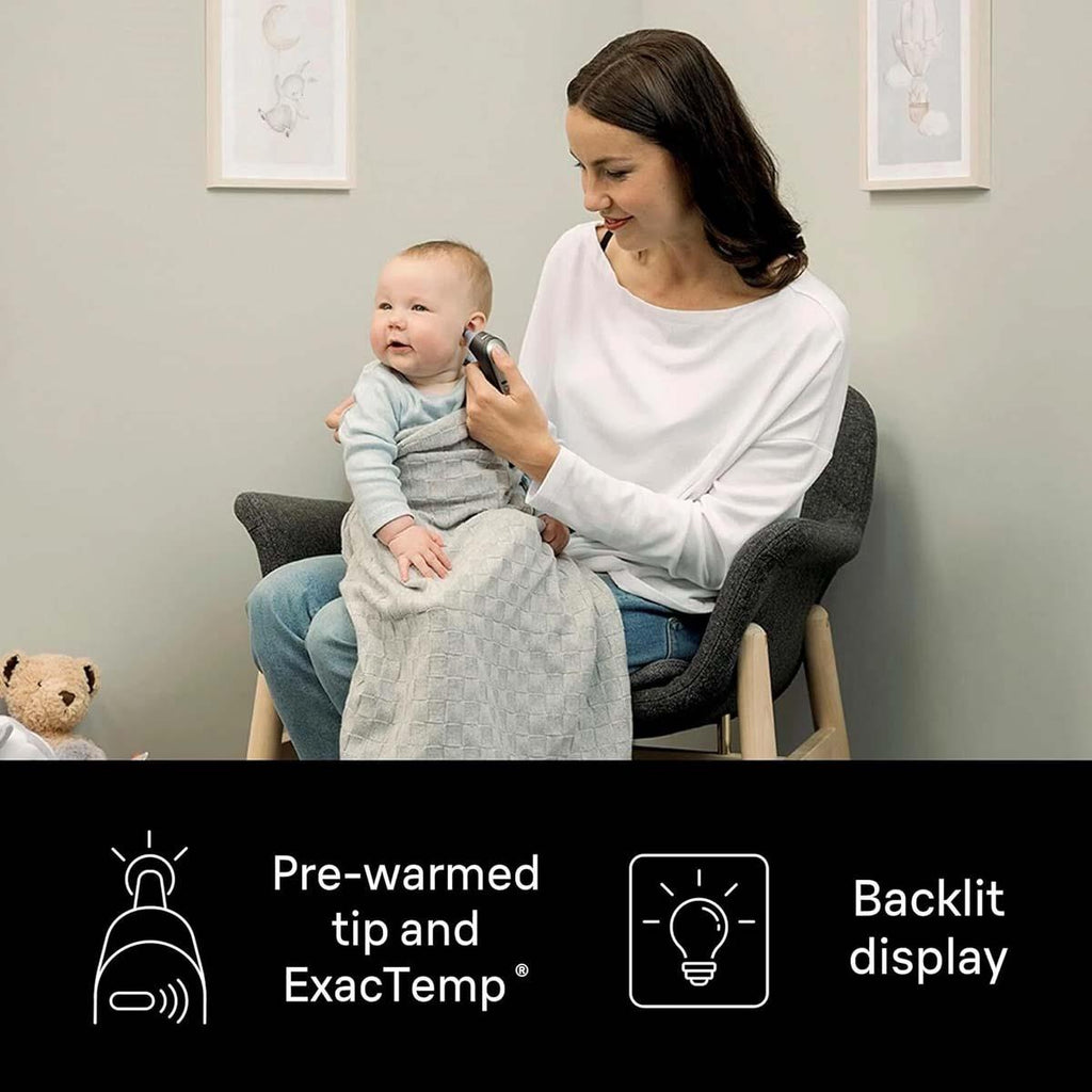 Braun ThermoScan 7 Ear Thermometer With Age Precision - Black Edition