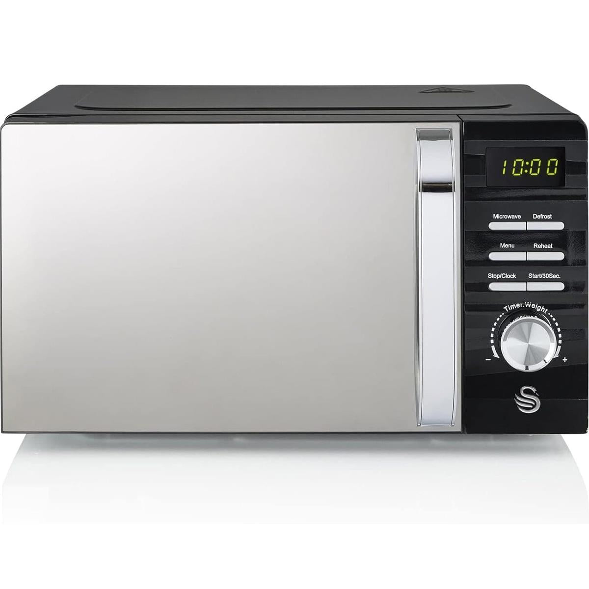 Swan Symphony Digital Microwave With 5 Power Levels & Defrost Setting 700W 20 Litres - Black