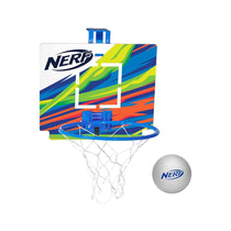 Nerf Nerfoop Mini Over The Door Basketball Hoop Mini NERF Foam Basketball Game Set - Blue