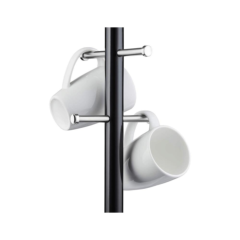 Morphy Richards Dimensions 6 Cup Mug Tree Polished Stainless Steel - Black