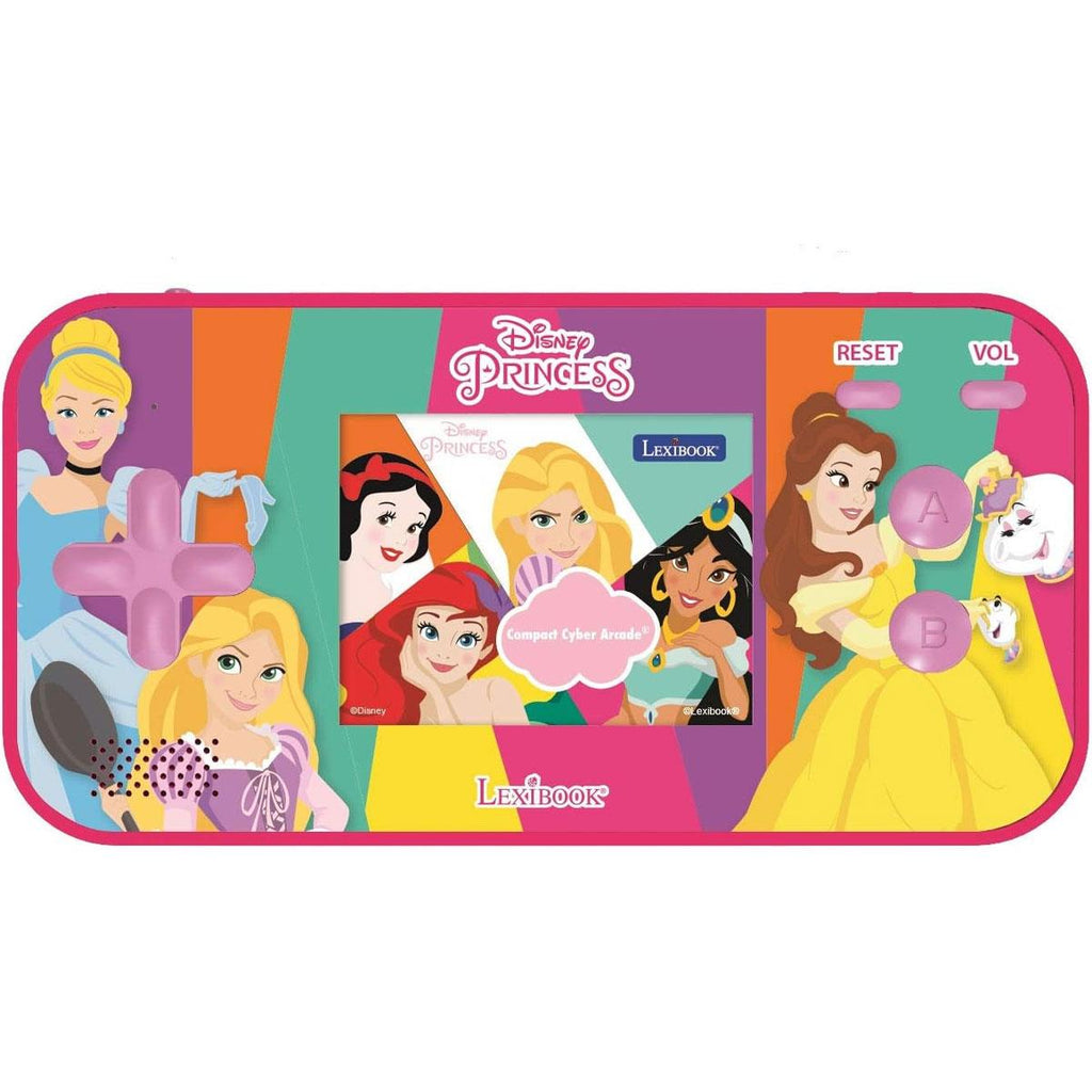 Lexibook Disney Princess Handheld Console Compact Cyber Arcade 150 Games - Pink