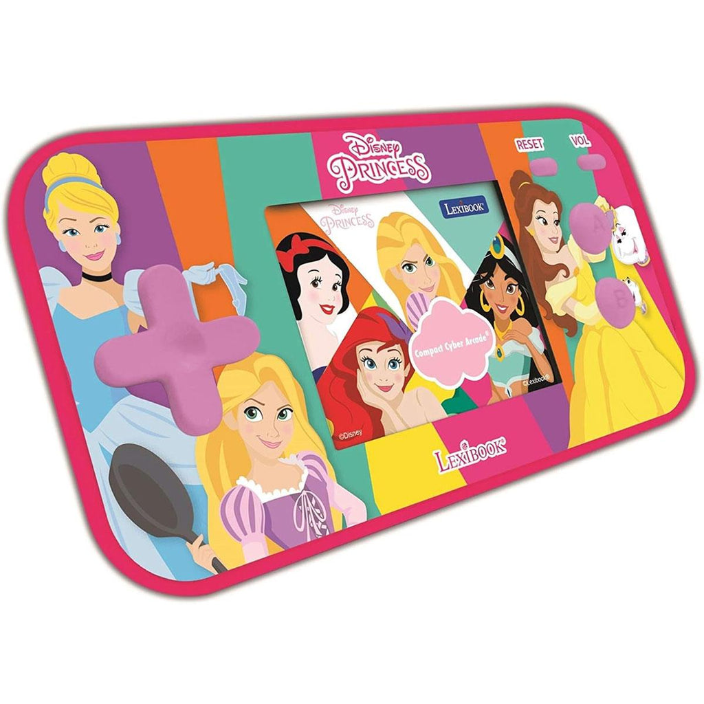 Lexibook Disney Princess Handheld Console Compact Cyber Arcade 150 Games - Pink