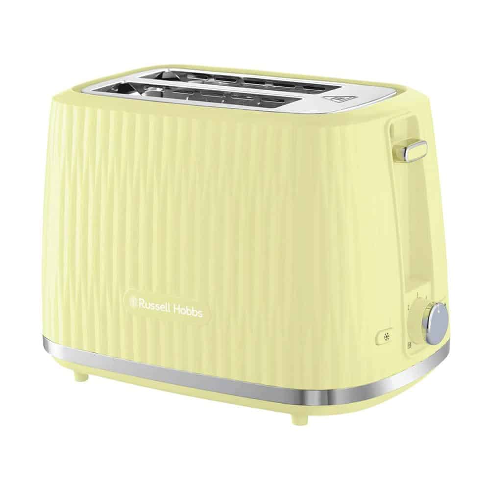 Russell Hobbs Eden 2 Slice Toaster With 6 Variable Browning Settings 800W - Lemon