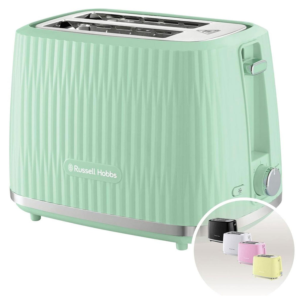 Russell Hobbs Eden 2 Slice Toaster With 6 Variable Browning Settings 800W - Pistachio