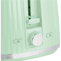Russell Hobbs Eden 2 Slice Toaster With 6 Variable Browning Settings 800W - Pistachio
