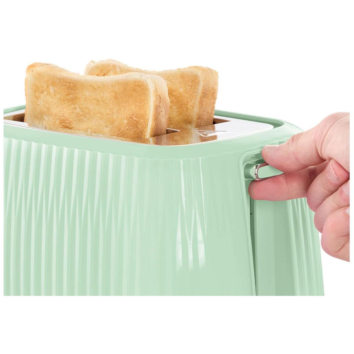 Russell Hobbs Eden 2 Slice Toaster With 6 Variable Browning Settings 800W - Pistachio