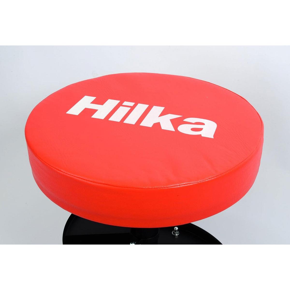 Hilka Mechanics Seat With Storage - Red/Black