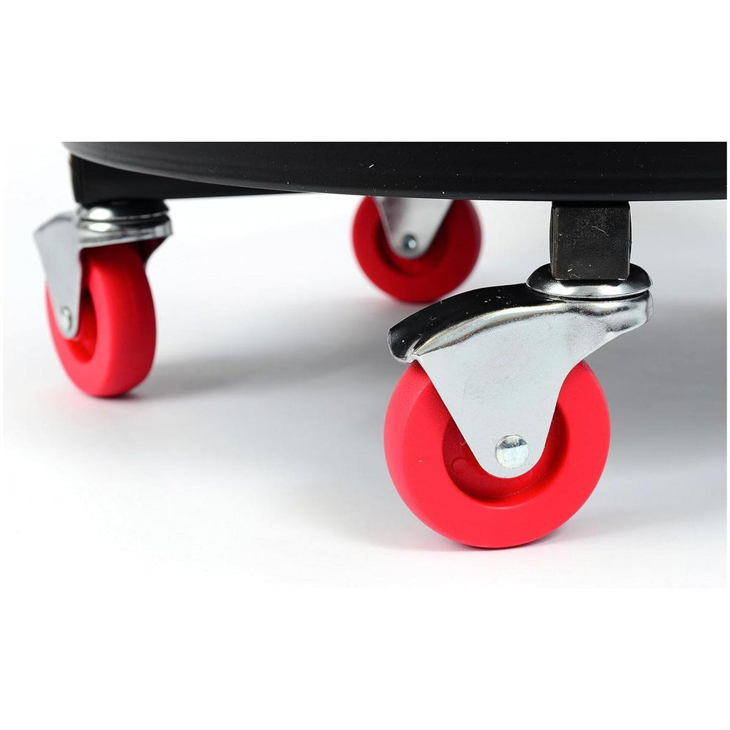 Hilka Mechanics Seat With Storage - Red/Black
