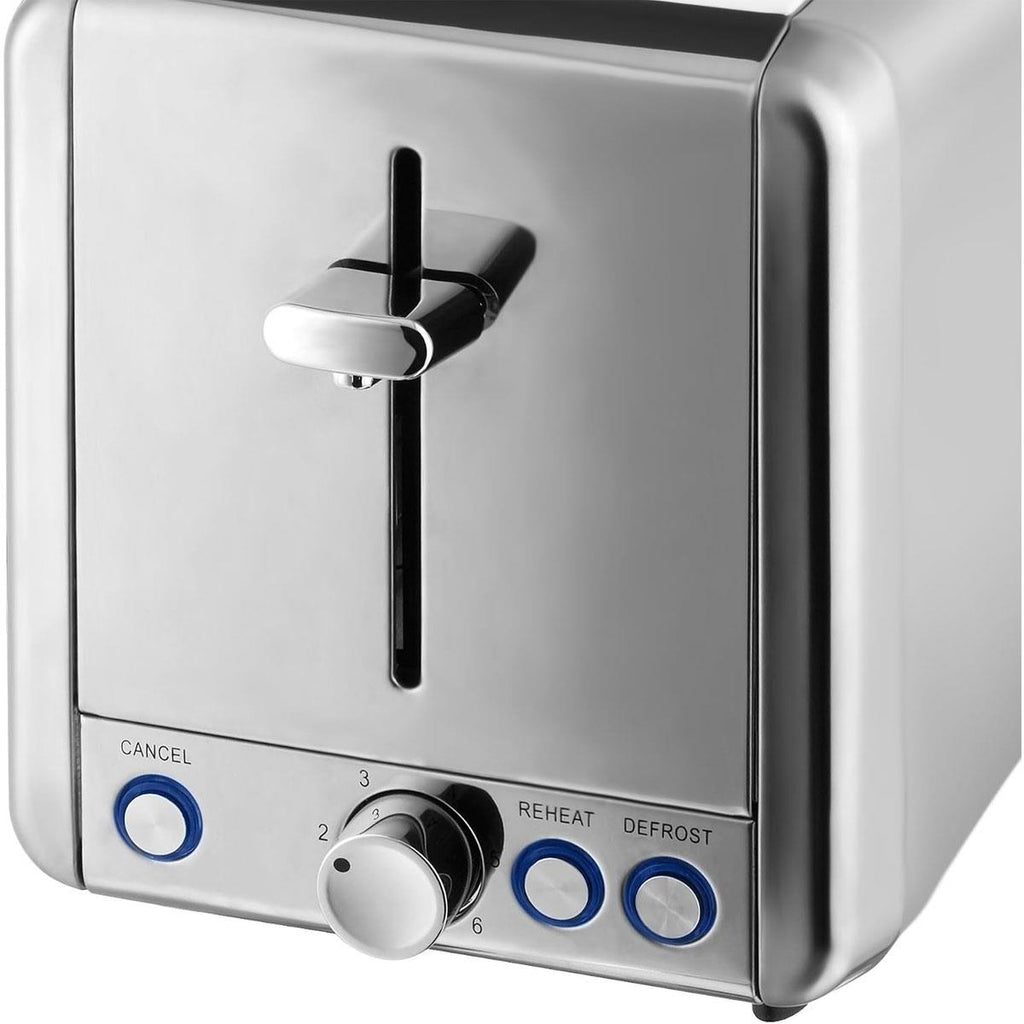 Swan Classic 2 Slice Toaster Polished Stainless Steel 925W - Silver