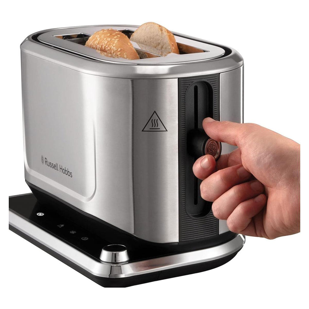 Russell Hobbs Attentiv 2 Slice Toaster Stainless Steel 1640W - Silver
