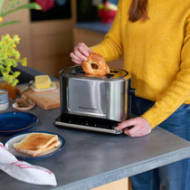 Russell Hobbs Attentiv 2 Slice Toaster Stainless Steel 1640W - Silver