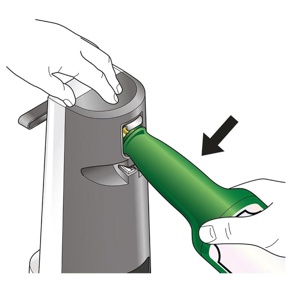 Kenwood Can Opener Knife Sharpner And Bottle Opener Stainless Steel - Silver