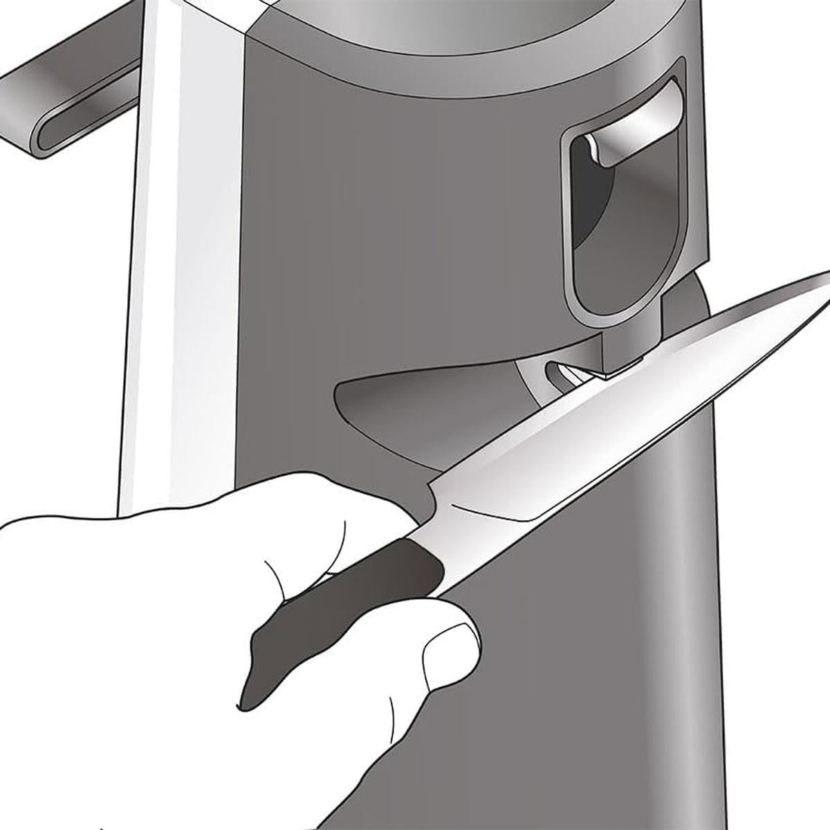 Kenwood Can Opener Knife Sharpner And Bottle Opener Stainless Steel - Silver