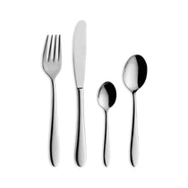 Amefa Monogram Sure Stainless Steel Cutlery Set 24 Piece Service For 6 Person Gift Boxed - Silver