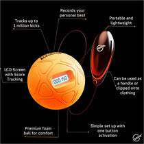 Smart Ball Kick Trainer Keepie Uppie Counter - Multicolour
