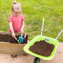 Little Roots Kids Wheel Barrow Gardening Toys - Multicolour