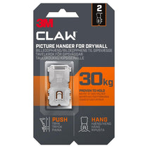 3M CLAW Drywall Picture Hanger Holds Up To 30kg Pack of 2