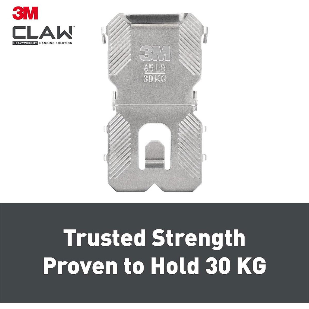 3M CLAW Drywall Picture Hanger Holds Up To 30kg Pack of 2