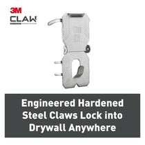 3M CLAW Drywall Picture Hanger Holds Up To 30kg Pack of 2