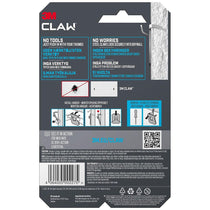 3M CLAW Drywall Picture Hanger Holds Up To 7kg Pack of 4