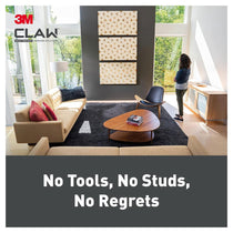 3M CLAW Drywall Picture Hanger Holds Up To 7kg Pack of 4