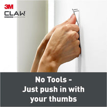 3M CLAW Drywall Picture Hanger Holds Up To 7kg Pack of 4