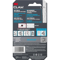 3M CLAW Drywall Picture Hanger Holds Up To 7kg Pack of 2