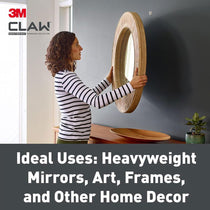 3M CLAW Drywall Picture Hanger Holds Up To 7kg Pack of 2