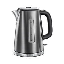 Russell Hobbs Luna Moonlight Quiet Boil Cordless Electric Jug Kettle 3000W 1.7 Litres - Grey