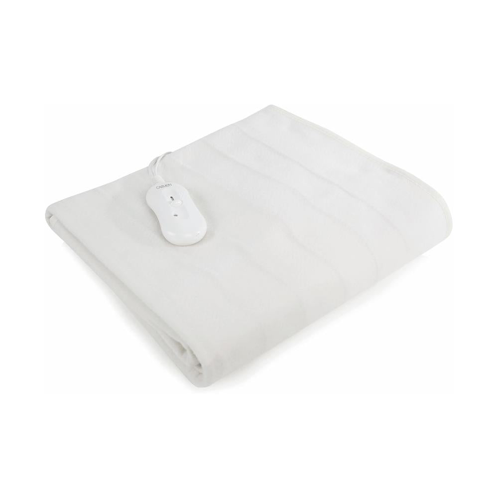 Carmen Fitted Electric Under Blanket Single With Overheat Protection 85W - White