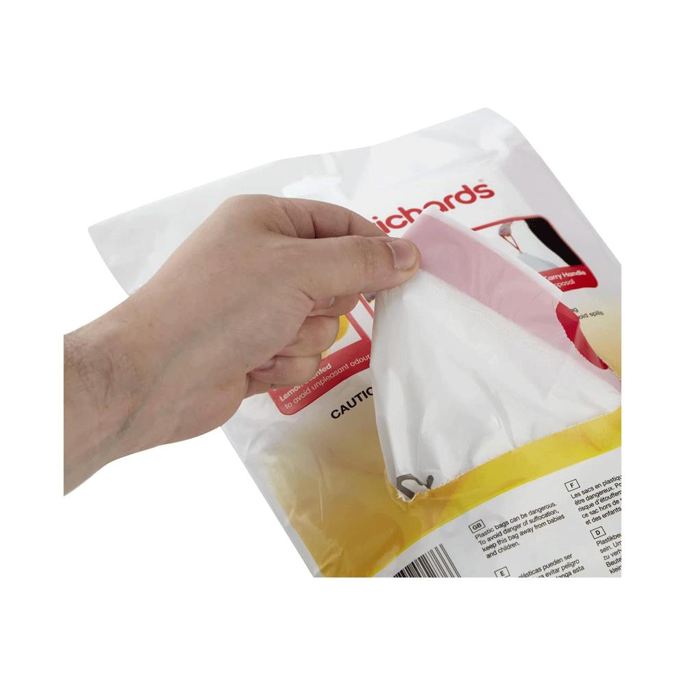 Morphy Richards Extra Strong Bin Liners Lemon Scented 50 Litre C 20 Bags - White