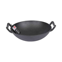 School of Wok 12 Inch/30cm Cast Iron Wok - Black