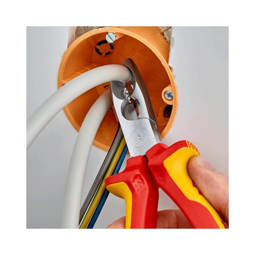 Knipex 13 46 165 SB VDE Stripping Pliers 165mm - Red