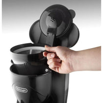 Delonghi Filter Drip Coffee Machine 900W 1.25 Litres 10-15 Cup Capacity - Black