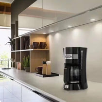 Delonghi Filter Drip Coffee Machine 900W 1.25 Litres 10-15 Cup Capacity - Black