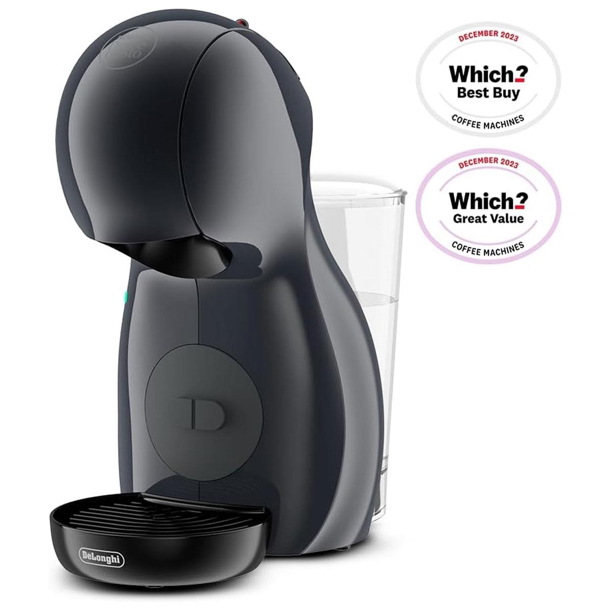 Delonghi Nescafe Dulce Gusto Piccolo XS Pod Coffee Machine 1500W 0.8 Litre - Black