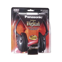 Panasonic Monitor Headphones With In-Line Volume Control With XBS Extra Bass System - Black