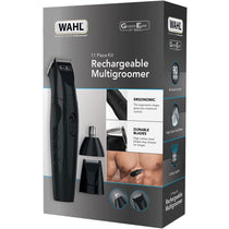 Wahl GroomEase Rechargeable Multigroomer 11 Piece Kit - Black