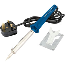 Draper Soldering Iron 100W 230V Electrical Soldering Iron Kit - Blue