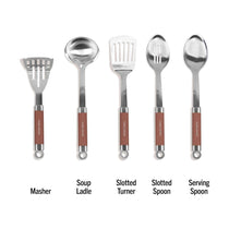 Morphy Richards Accents 5 Piece Gadget Kitchen Utensil Set Stainless Steel - Copper