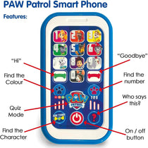 Paw Patrol My First Smart Phone Toy Lots of Interactive Fun Activities - Multicolour