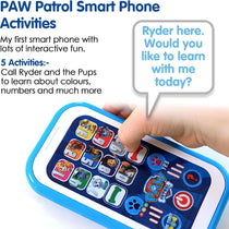 Paw Patrol My First Smart Phone Toy Lots of Interactive Fun Activities - Multicolour