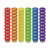 Crayola Silly Scents Dough 6 Bright Colors & Scents Play Dough Party Pack Kids Summer Activities - 60 Dough Tubs