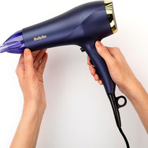 BaByliss Midnight Luxe Hair Dryer 2300W 3 Heat And 2 Speed Settings - Blue