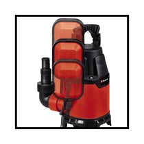Einhell GC-DP 3325 Dirt Water Pump Submersible 9500 L/H Flow Rate 330W 240V - Red/Black