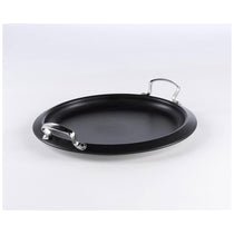 Dexam Supreme Non-Stick Pizza Pancake Flat Griddle 34cm Stainless Steel - Black